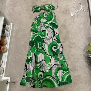 Cin Cin Storm Maxi Dress size small
